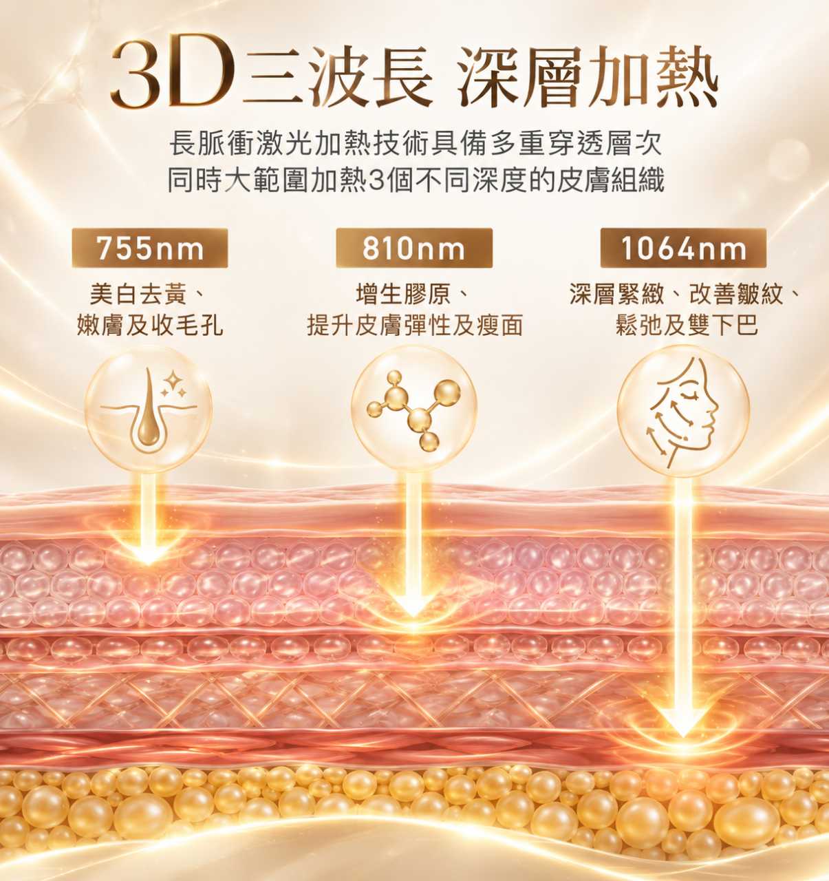 三波長與療程範圍