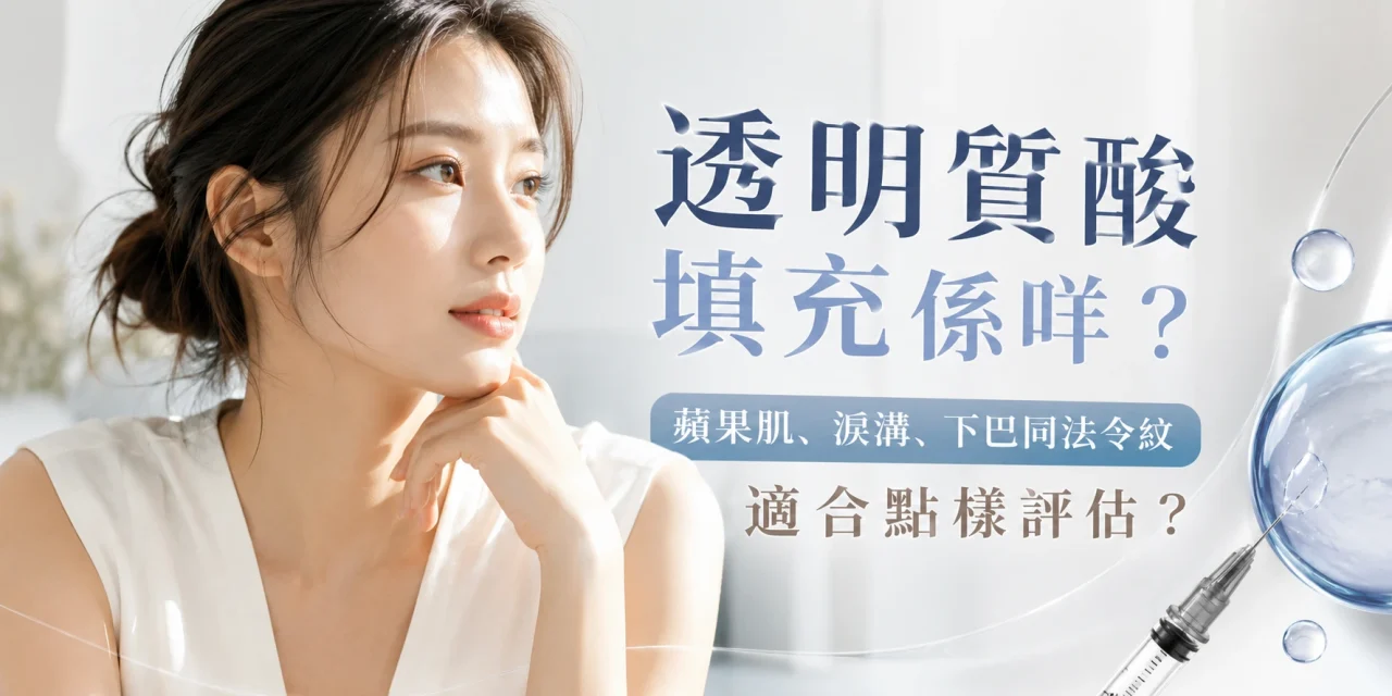 透明質酸填充係咩？蘋果肌、淚溝、下巴同法令紋適合做嗎？