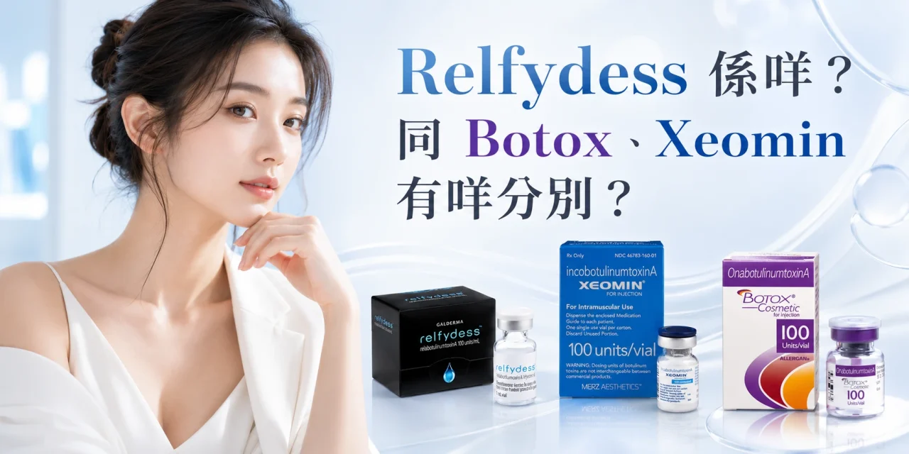 Relfydess 係咩？同 Botox、Xeomin 有咩分別？