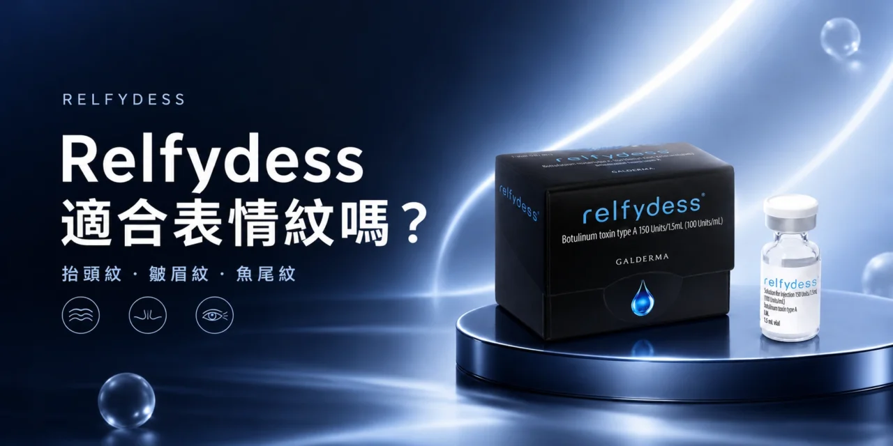Relfydess 適合表情紋嗎？抬頭紋、皺眉紋、魚尾紋評估方向整理