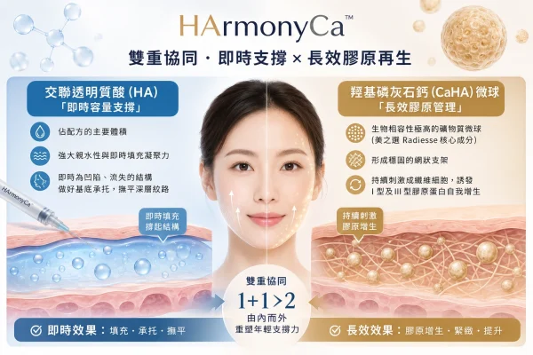 「透明質酸 + CaHA」複合配方原理
