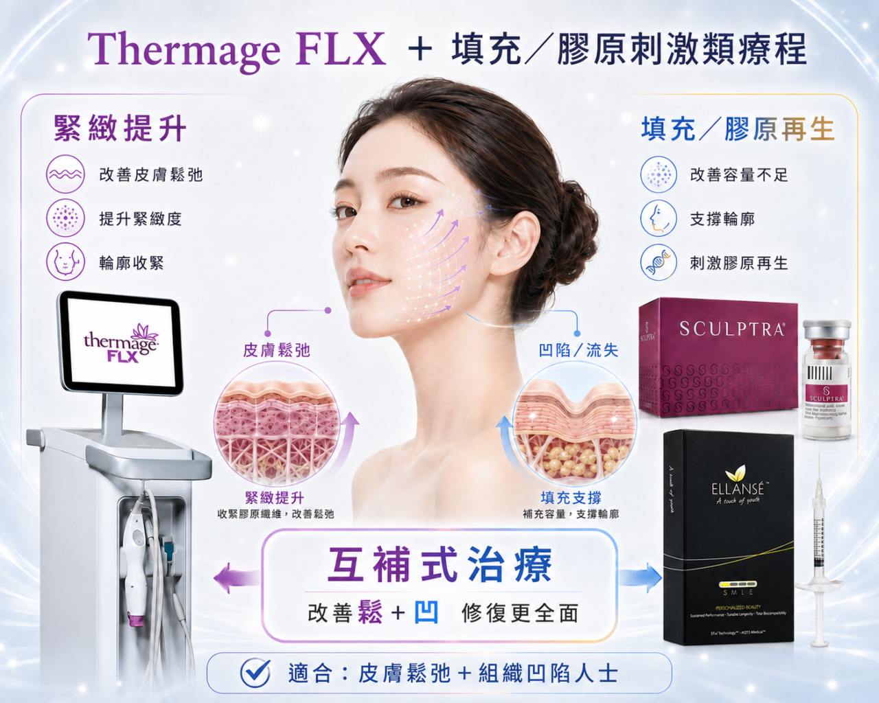 Thermage FLX黃金組合三