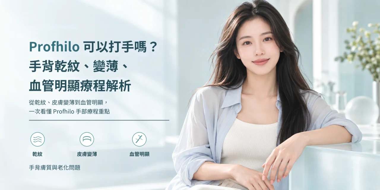 【Profhilo不只打臉？】手背變薄、乾紋、血管明顯，台灣人赴港也可以評估手部療程