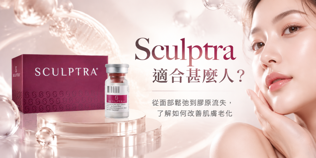 Sculptra適合甚麼人？從面部鬆弛到膠原流失，了解如何改善肌膚老化