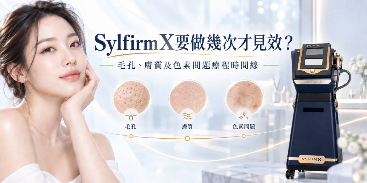 Sylfirm X要做幾次才見效？毛孔、膚質及色素問題療程時間線