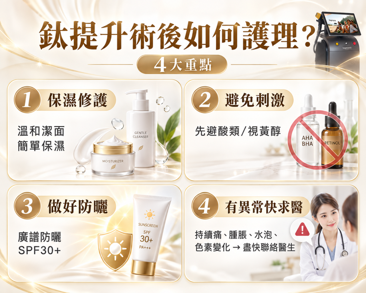 4大護理重點