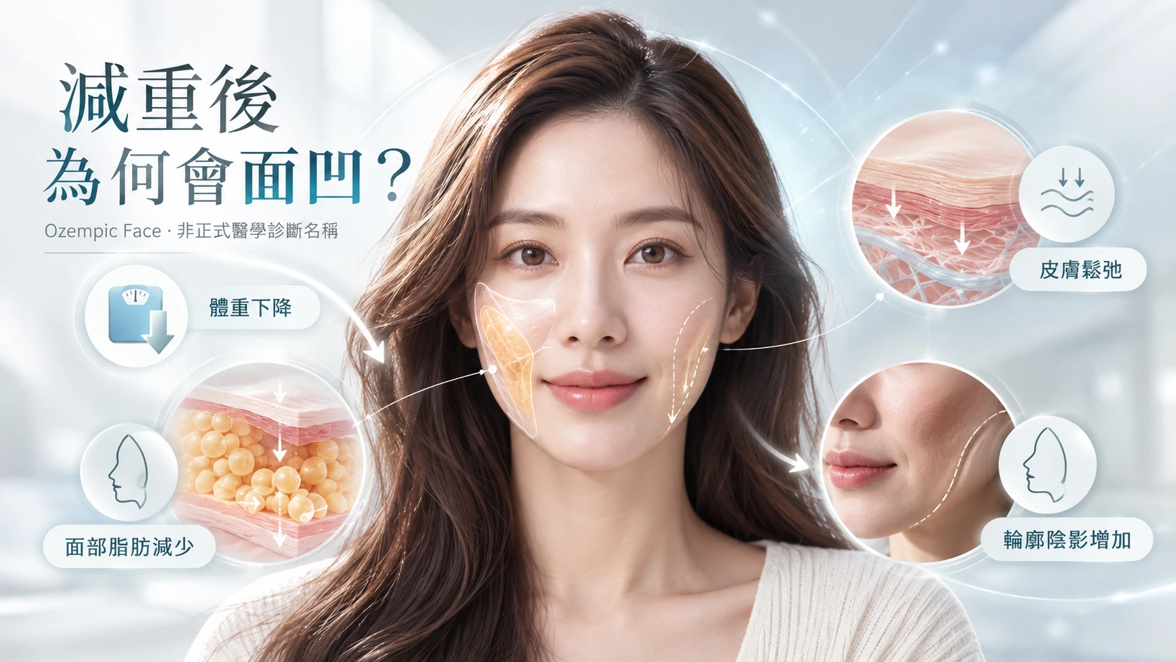 減重後的面部變化解析